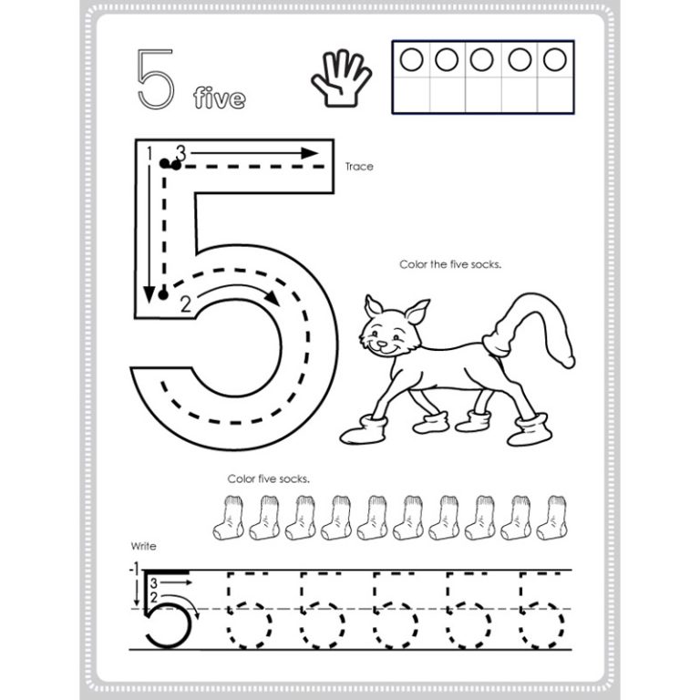 Tracing numbers 1-10 activities and printable preschool