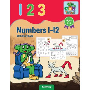 Numbers 1-12 Workbook with storybook. Numbers activities and printable