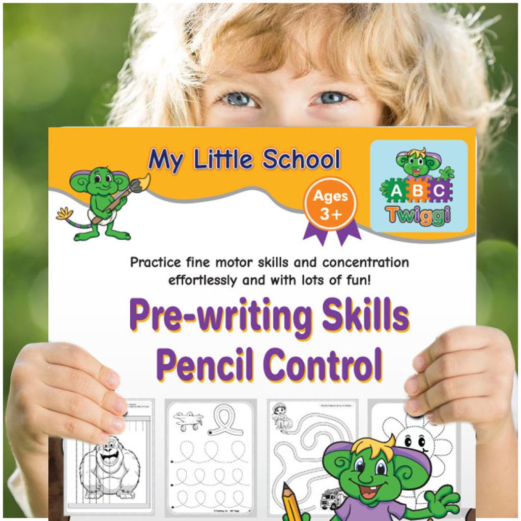 Preschool pre-writing workbook